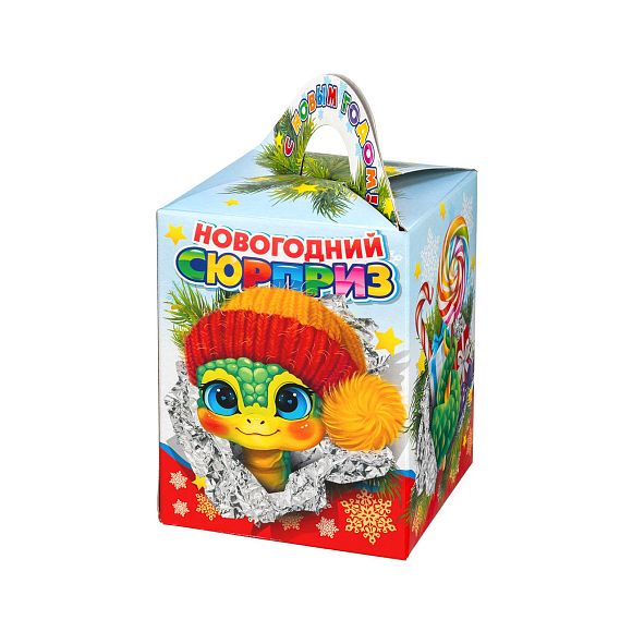 Сладкий новогодний подарок Кубик Сюрприз